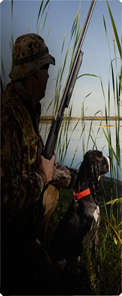 Gone Hunting (Duck with Dog)